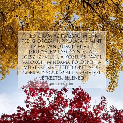 Dániel 9:7 KAR Bibliai verskép