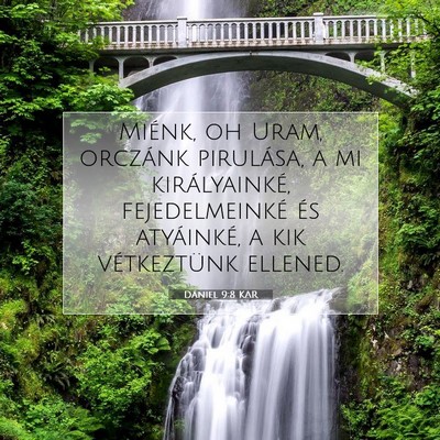Dániel 9:8 Bibliai vers magyarázata
