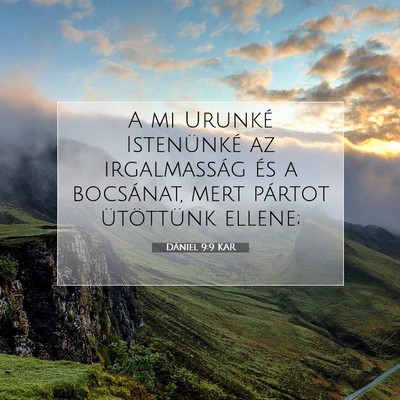 Dániel 9:9 KAR Bibliai verskép