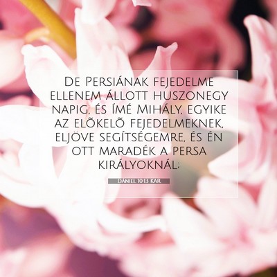Dániel 10:13 Bibliai vers magyarázata