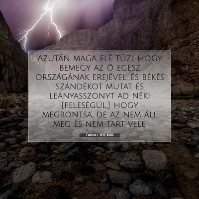 Dániel 11:17 KAR Bibliai verskép