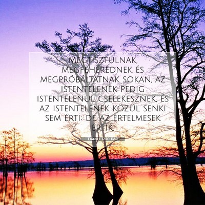 Dániel 12:10 Bibliai vers magyarázata