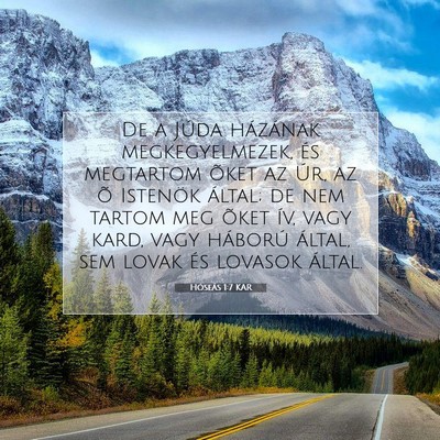 Hóseás 1:7 Bibliai vers magyarázata