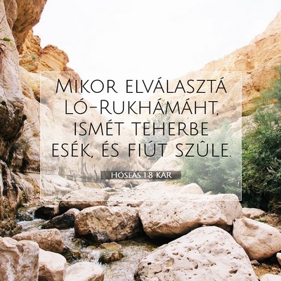 Hóseás 1:8 Bibliai vers magyarázata
