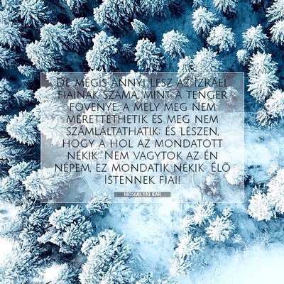 Hóseás 1:10 Bibliai vers magyarázata