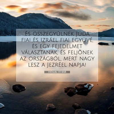 Hóseás 1:11 Bibliai vers magyarázata