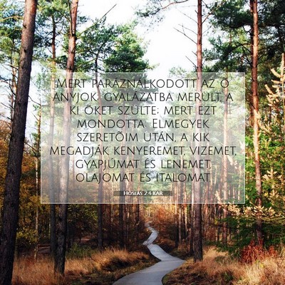 Hóseás 2:4 KAR Bibliai verskép