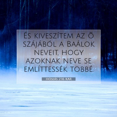 Hóseás 2:16 Bibliai vers magyarázata