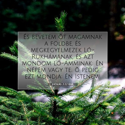 Hóseás 2:22 KAR Bibliai verskép