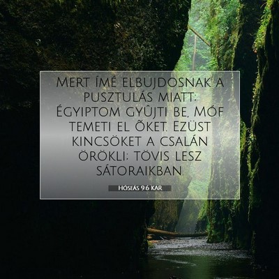 Hóseás 9:6 Bibliai vers magyarázata