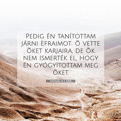 Hóseás 11:3 Bibliai vers magyarázata