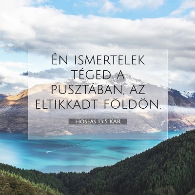Hóseás 13:5 Bibliai vers magyarázata