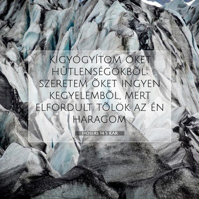 Hóseás 14:5 KAR Bibliai verskép