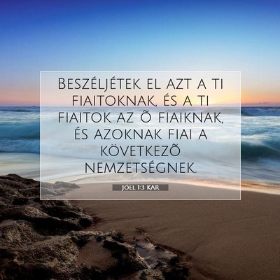 Jóel 1:3 Bibliai vers magyarázata