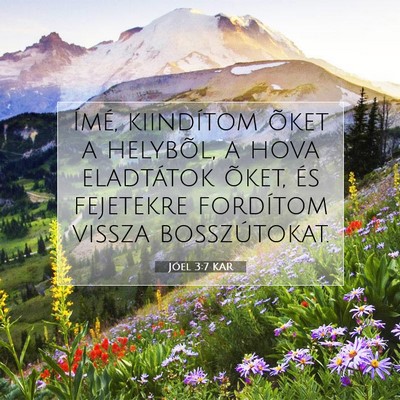 Jóel 3:7 Bibliai vers magyarázata