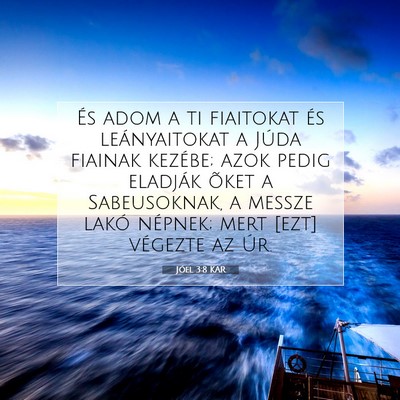 Jóel 3:8 Bibliai vers magyarázata