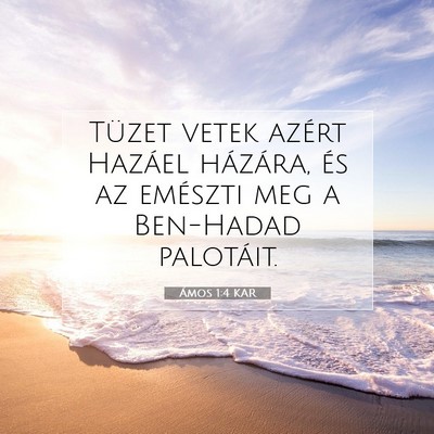 Ámos 1:4 Bibliai vers magyarázata