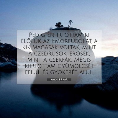 Ámos 2:9 KAR Bibliai verskép