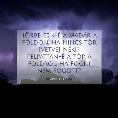 Ámos 3:5 KAR Bibliai verskép