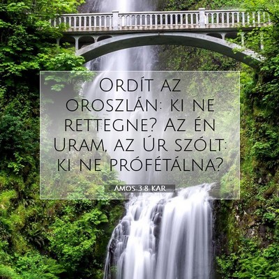 Ámos 3:8 KAR Bibliai verskép