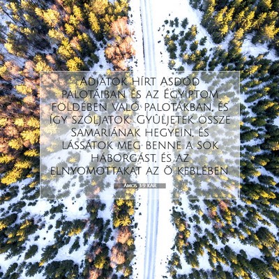 Ámos 3:9 KAR Bibliai verskép