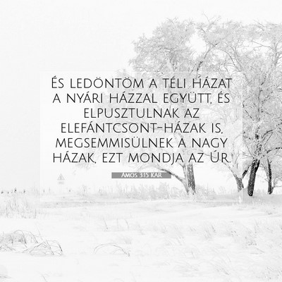 Ámos 3:15 KAR Bibliai verskép