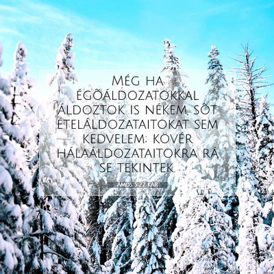Ámos 5:22 KAR Bibliai verskép