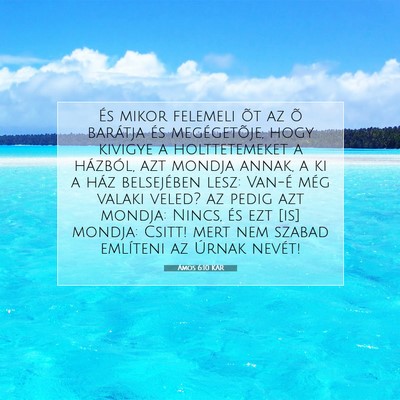 Ámos 6:10 KAR Bibliai verskép