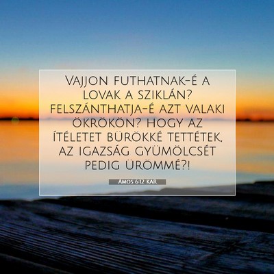 Ámos 6:12 KAR Bibliai verskép