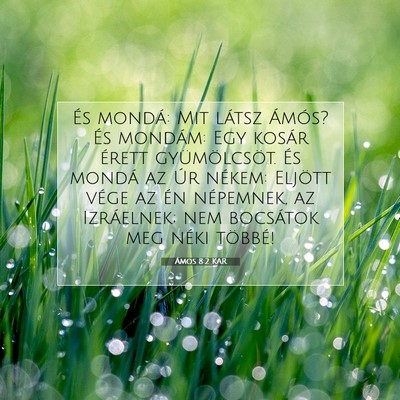 Ámos 8:2 KAR Bibliai verskép