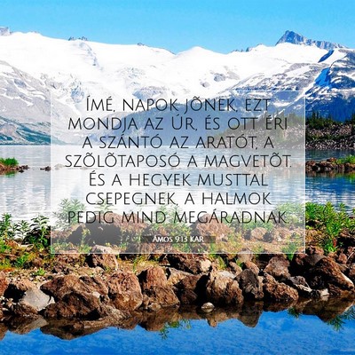 Ámos 9:13 KAR Bibliai verskép