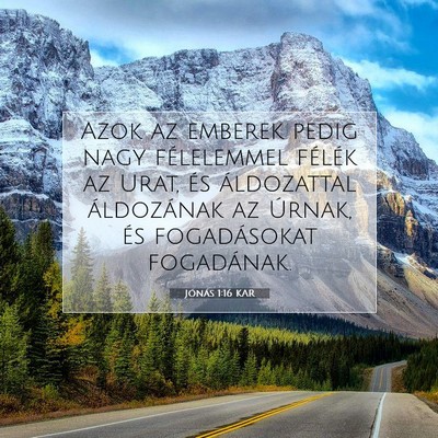 Jónás 1:16 Bibliai vers magyarázata