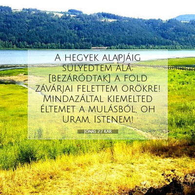 Jónás 2:7 Bibliai vers magyarázata