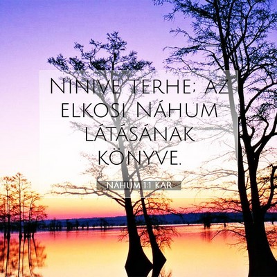 Náhum 1:1 KAR Bibliai verskép
