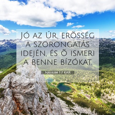 Náhum 1:7 KAR Bibliai verskép