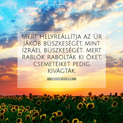 Náhum 2:2 KAR Bibliai verskép