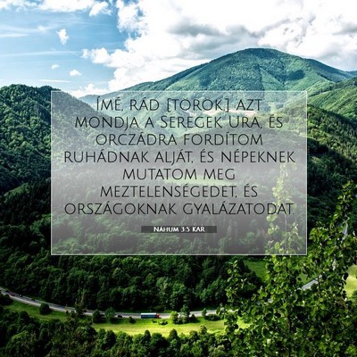 Náhum 3:5 KAR Bibliai verskép