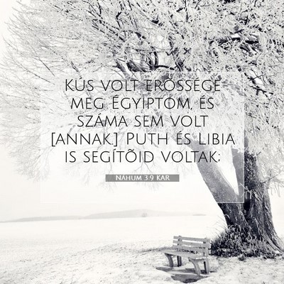 Náhum 3:9 KAR Bibliai verskép