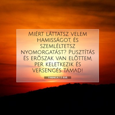 Habakuk 1:3 Bibliai vers magyarázata