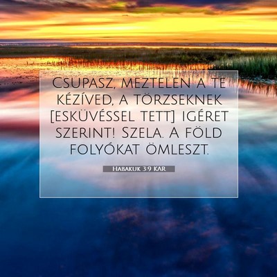 Habakuk 3:9 KAR Bibliai verskép