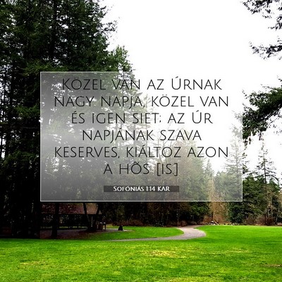 Sofóniás 1:14 Bibliai vers magyarázata