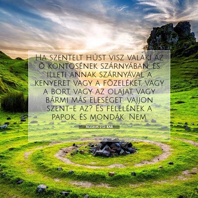 Aggeus 2:12 KAR Bibliai verskép