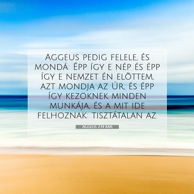 Aggeus 2:14 KAR Bibliai verskép