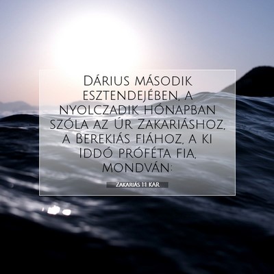 Zakariás 1:1 KAR Bibliai verskép