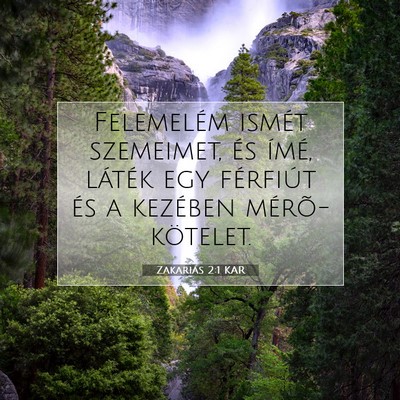 Zakariás 2:1 KAR Bibliai verskép