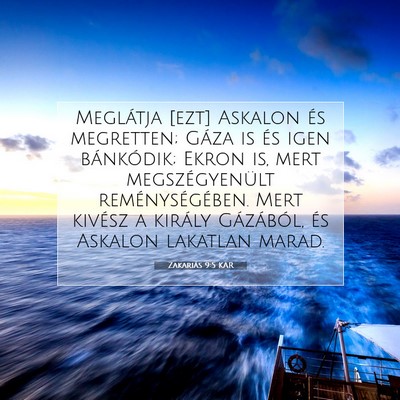 Zakariás 9:5 KAR Bibliai verskép