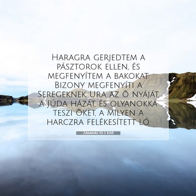 Zakariás 10:3 KAR Bibliai verskép