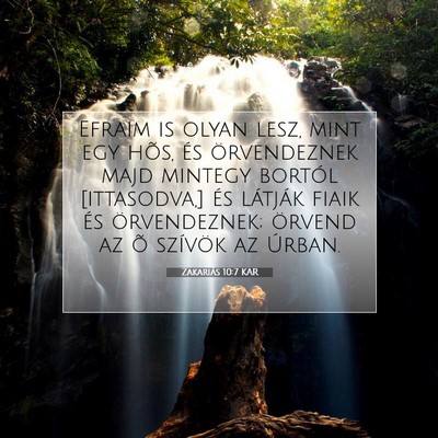 Zakariás 10:7 KAR Bibliai verskép
