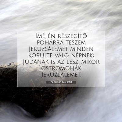 Zakariás 12:2 KAR Bibliai verskép