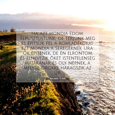 Malakiás 1:4 Bibliai vers magyarázata